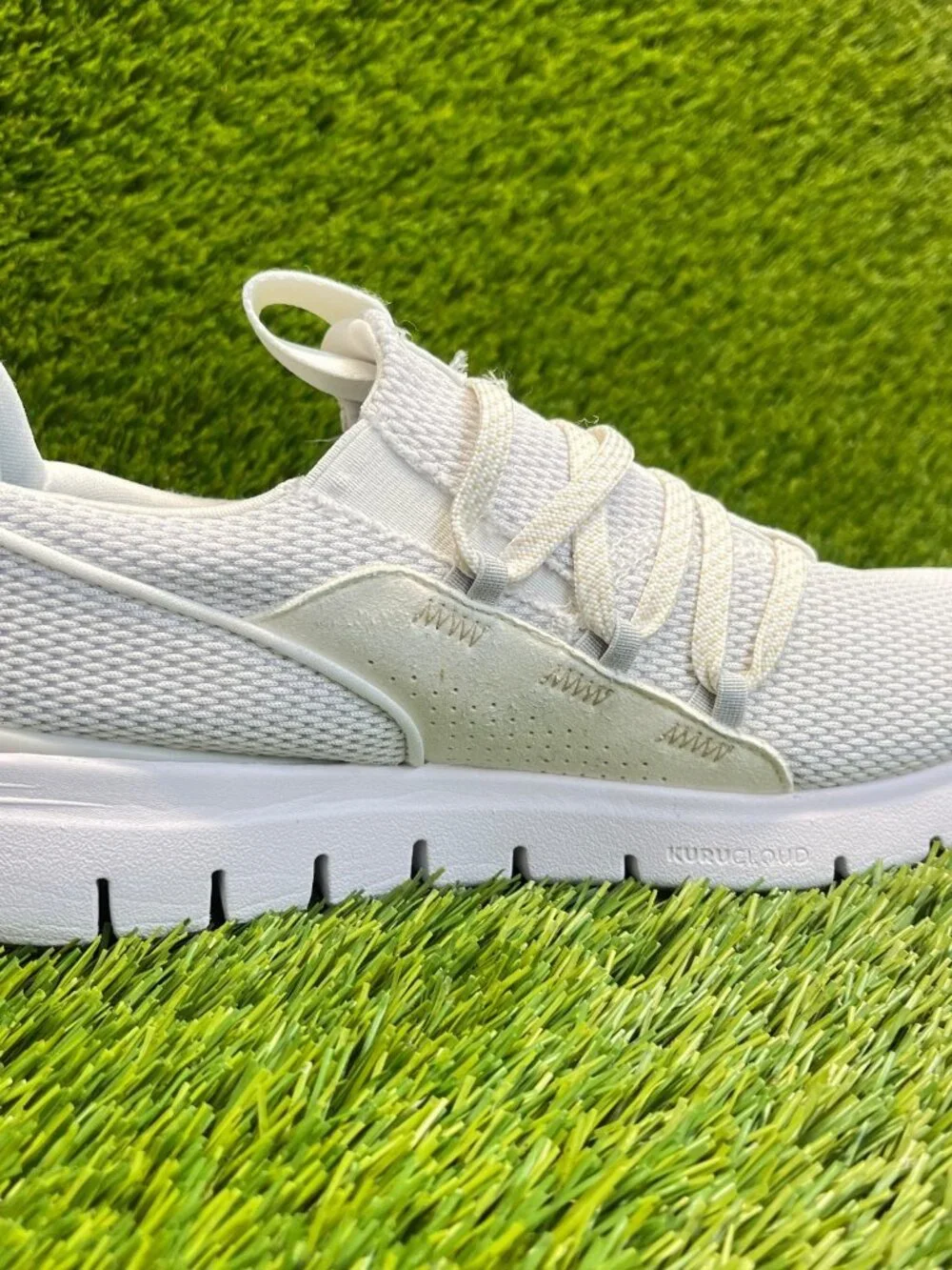 Kuru Flex Womens Size 8.5 White Athletic Running Walking Slip-On Shoes Sneakers_4